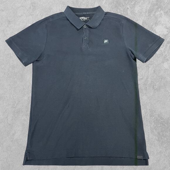 Nike Pro Golf Logo Tour Performance Polo Short Sleeve Slim Cut Shirt DriFit - Picture 2 of 7